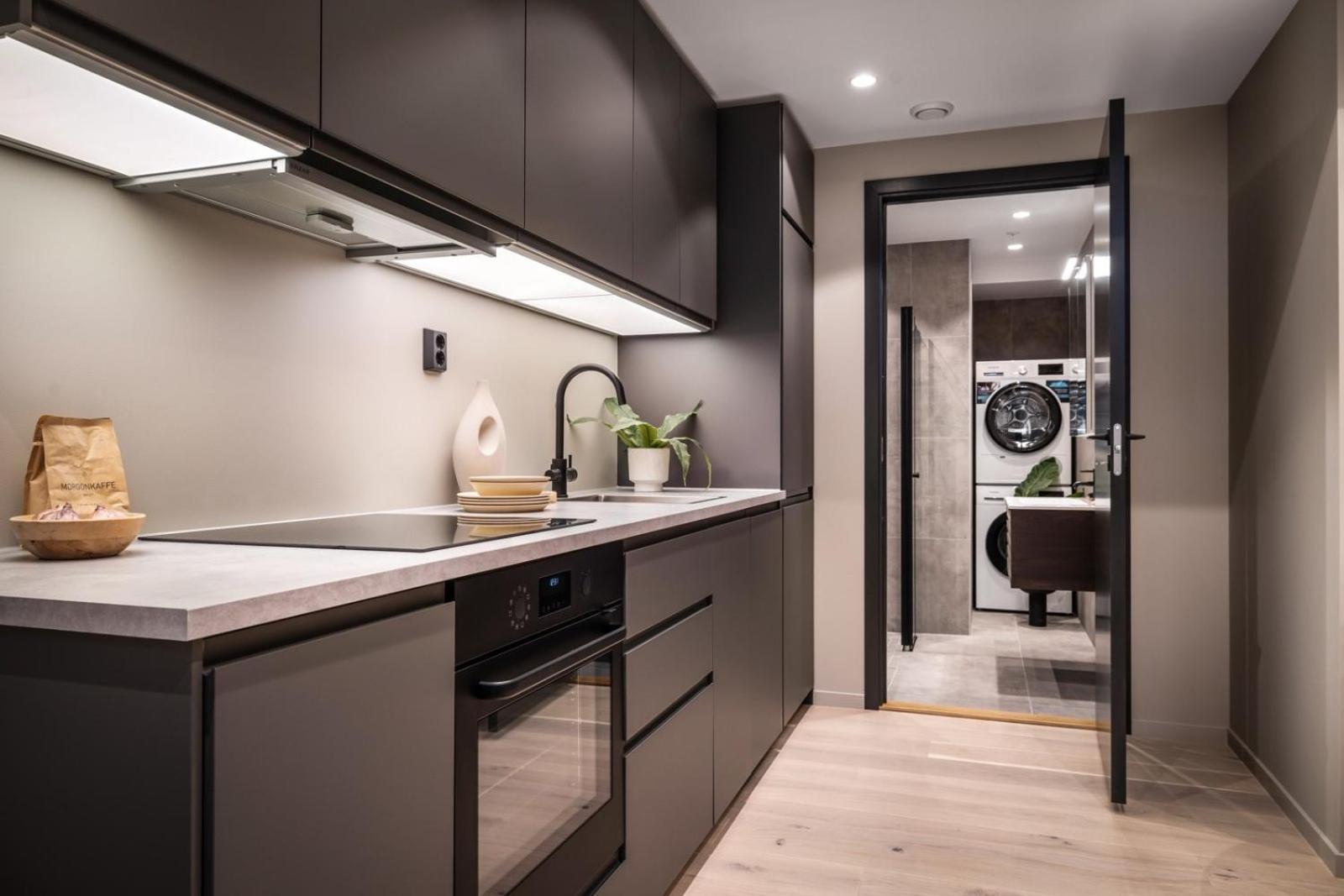 Brand New Apartment For Up To Six People 卑爾根 外观 照片